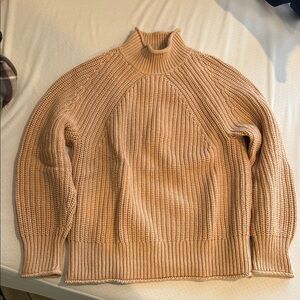 Gorgeous and cozy! J.Crew Chunky Mock Neck Sweater - Camel size S